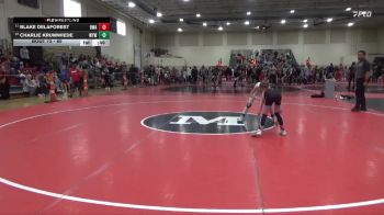 80 lbs Cons. Round 4 - Blake DeLaForest, Blaine Wrestling Association vs Charlie Krumwiede, Wayzata Youth Wrestling