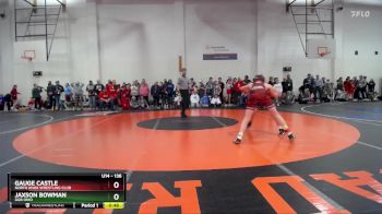 136 lbs Quarterfinal - Jaxson Bowman, GGB Ohio vs Gauge Castle, North Knox Wrestling Club