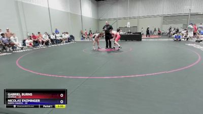 120 lbs Round 3 (8 Team) - Gabriel Burns, Georgia vs Nicolas Enzminger, North Dakota