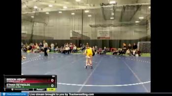 90 lbs Round 2 (6 Team) - Brekin Henry, Wyoming Gold vs Ethan Reynolds, Montana Silver