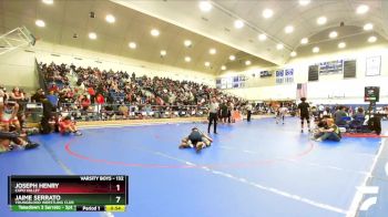 132 lbs Champ. Round 2 - Jaime Serrato, Youngblood Wrestling Club vs Joseph Henry, Capo Valley