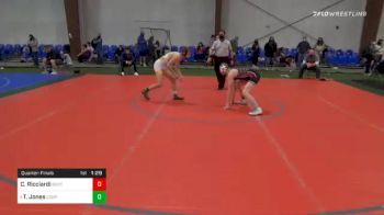 120 lbs Quarterfinal - Trevor Jones, Coop Trained vs Caedyn Ricciardi, Buxton