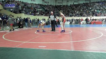 113 lbs Round Of 64 - Alex Walker, Tahlequah Middle School vs Jaxson Vasquez, Pryor Tigers Wrestling