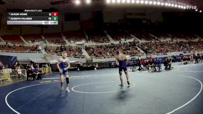 165-D4 Quarterfinal - Jaxon Hone, Wickenburg High School vs Joseph Palmer, Pima High School