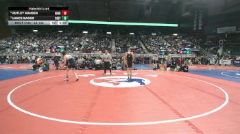 3A-132 lbs Quarterfinal - Lance Baggs, Cody vs Rutley Hansen, Burns/Pine Bluffs