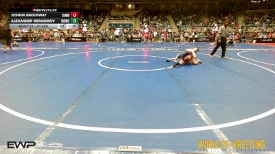 70 lbs Round Of 64 - Joshua Brockway, Summit Wrestling Academy vs Alexander Gerasimov, Steel Valley Renegades