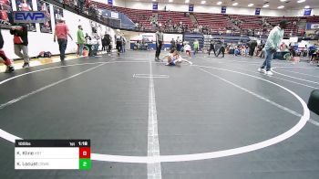 100 lbs Final - Knox Kline, HBT Grapplers vs Kiah Locust, Cowboy Wrestling