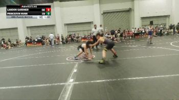 80 lbs 3rd Place Match - Landon Gardner, Genesis Wrestling Club vs Princeton Nunn, Elk Grove WA
