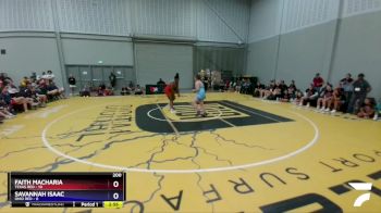 200 lbs Semis & 3rd Wb (16 Team) - Faith Macharia, Texas Red vs Savannah Isaac, Ohio Red