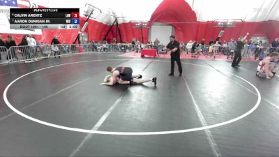 190 lbs Cons. Round 4 - Calvin Arentz, LAW/SHED vs Aaron Dunigan Jr., Wisconsin