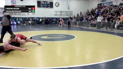 157 lbs Quarterfinal - Talyn Dettwyler, Silverton vs Tristan Waage, Oregon City