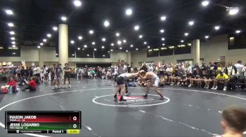 126 lbs Round 2 (4 Team) - Mason Jakob, TNWA #1 vs Jesse Logarbo, Pod Squad