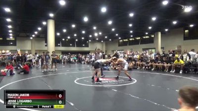 126 lbs Round 2 (4 Team) - Mason Jakob, TNWA #1 vs Jesse Logarbo, Pod Squad