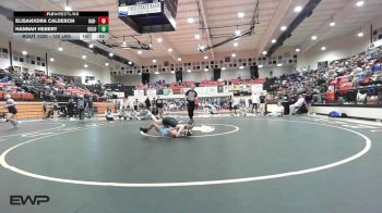 100 lbs Consi Of 4 - Elisanxdra Calderon, Har-Ber vs Hannah Hebert, Oologah