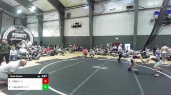 100 lbs Consolation - Elijah Gibbs, Mat Demon WC vs Tyson Huguenin, Basement Boys
