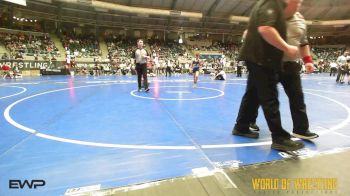 80 lbs Round Of 16 - Easton Terrell, Team Tulsa Wrestling Club vs Maddox Golden, Team Nomad