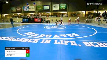 106 lbs Quarterfinal - Kurrstin Howell, Noble Takedown Club vs Zaina Borge, Rare Breed Academy