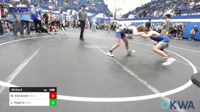 76 lbs Rr Rnd 3 - Wade Alexander, Bridge Creek Youth Wrestling vs Jaxon Higgins, Choctaw Ironman Youth Wrestling