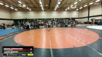 126B Round 2 - Carter Braband, Campbell County vs Ashton Steffenhagen, Natrona County