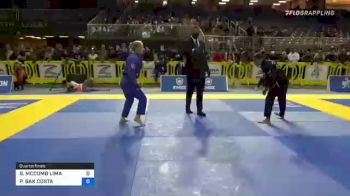 GABRIELLE MCCOMB LIMA vs PAULINE BAK COSTA 2021 Pan Jiu-Jitsu IBJJF Championship