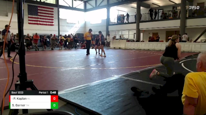 86-97 lbs Quarterfinal - Penelope Kaplan, West Lafayette vs Shayla ...