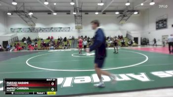 184 lbs Champ. Round 1 - Farzad Hashimi, Unattached vs Mateo Carrera, Palomar