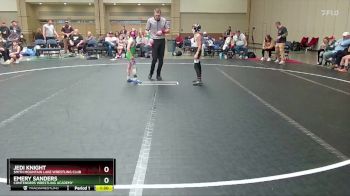 52 lbs Round 2 - Emery Sanders, Contenders Wrestling Academy vs Jedi Knight, Smith Mountain Lake Wrestling Club