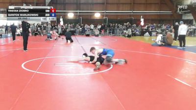152A lbs Rr Rnd 1 - Tristan Ziobro, Christian Brothers Academy vs Quinton Warlikowski, Journeymen