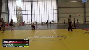92 lbs Round 5 - Evan Marvin, Midwest Maniacs vs Tommy Marchetti, Buxton Intensity