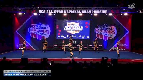 Texas Aces Athletics - Lady Luck [2026 L3 Senior - D2 - Small - B Day 2] 2026 NCA All-Star National Championship