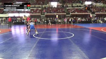 90 lbs Cons. Semi - Aubree Quade, Heights Wrestling Club vs Autumn Kleinfeldt, Powell Wrestling Club