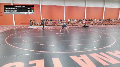 157 lbs Quarterfinal - Mason Ducat, Lourdes University vs Bode Wilson, Cornerstone