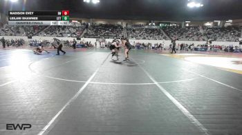 200 lbs Quarterfinal - MADISON EVEY, BISON WRESTLING GEARY, OK vs Leilani Shawnee, Little Axe Women?s Wrestling