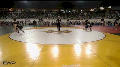 200 lbs Quarterfinal - Ameila Long, Ponca City LadyCat Wrestling vs Reyleigh Liles, Broken Arrow Girls Junior High