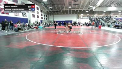 131 lbs Cons. Round 4 - Kailey Benson, Oklahoma State vs Abigail Vanderheyden, Lindsey Wilson