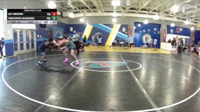 150 lbs Round 2 (8 Team) - Trevonte Burgess, Eagles WC vs Jay Brown, Panhandle Gator Dogs