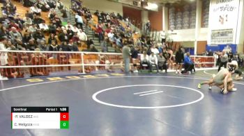 106 lbs Semifinal - PAULO VALDEZ, Hesperia vs Carlos Melgoza, Kingsburgh