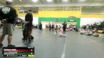 75 lbs Cons. Semi - Thomas Jones, Fort Stewart Wrestling vs Liam Stapleton, Swainsboro Tigers