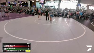 127 lbs Quarterfinal - Zaylyn Woods, Sisters On The Mat vs Emmry Vaught, Texas