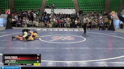 162 lbs Finals (2 Team) - Gavin Friese, Mortimer Jordan HS vs Jude Smith, Mountain Brook