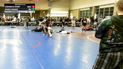 122 lbs Rr Rnd 3 - Annabelle Stamp, NewWhale Purple - Girls vs Bianca Donato, Sassy Lassies FIWC - Girls