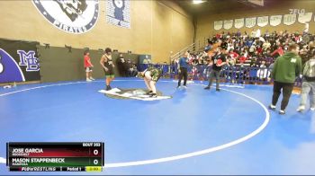 190 lbs Champ. Round 1 - Mason Stappenbeck, Mariposa vs Jose Garcia, Roosevelt
