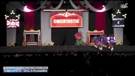 Cheertastic Co. - Royal Elite Diamonds [2025 L2 Junior - Flex - D2 - Small Day 1] 2025 ASC Battle Under the Big Top Grand Nationals