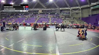 124 lbs Quarters & 1st Wb (16 Team) - Kaylee Annis, Southern Oregon University vs Alyssa Randles, University Of Providence