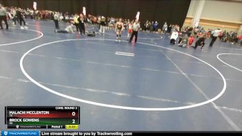 132 lbs Cons. Round 2 - Brock Gowens, OK vs Malachi McClenton, TX