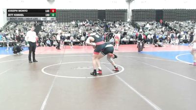 140-H lbs Consi Of 64 #2 - Joseph Monto, Lakeland vs Jett Kimmel, Linden Street Wrestling Club