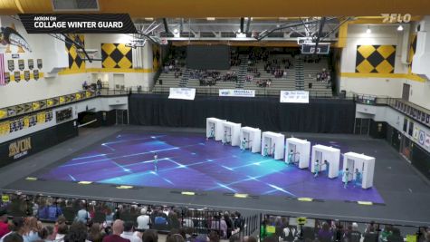 Collage Winter Guard "Akron OH" at 2026 WGI Guard Avon Regional+