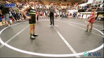 67-70 lbs Semifinal - Taylen Walden, Elgin Wrestling vs Caius Moore, Standfast OKC