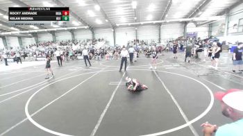 43 lbs Consi Of 4 - Rocky Andrade, Rkda vs Kelan Medina, Wlv Jr Wrestling