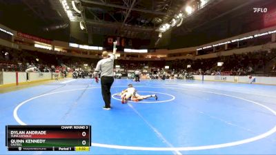 144 lbs Champ. Round 3 - Quinn Kennedy, Casteel vs Dylan Andrade, Yuma Catholic